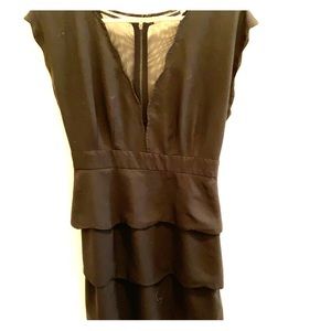 Urban outfitters black perk-a-boo dress - size 6